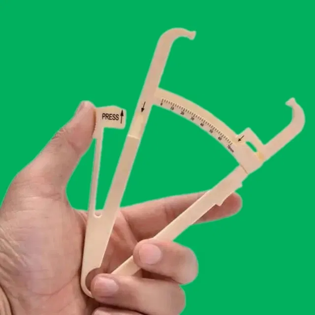 Lightweight Eco-Friendly Body Fat Measuring Caliper (Multicolor, Pack of 1)