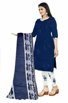 शारदा क्रिएशन क्रेप फ्लोरल प्रिंट सलवार सूट अस्टीचड 