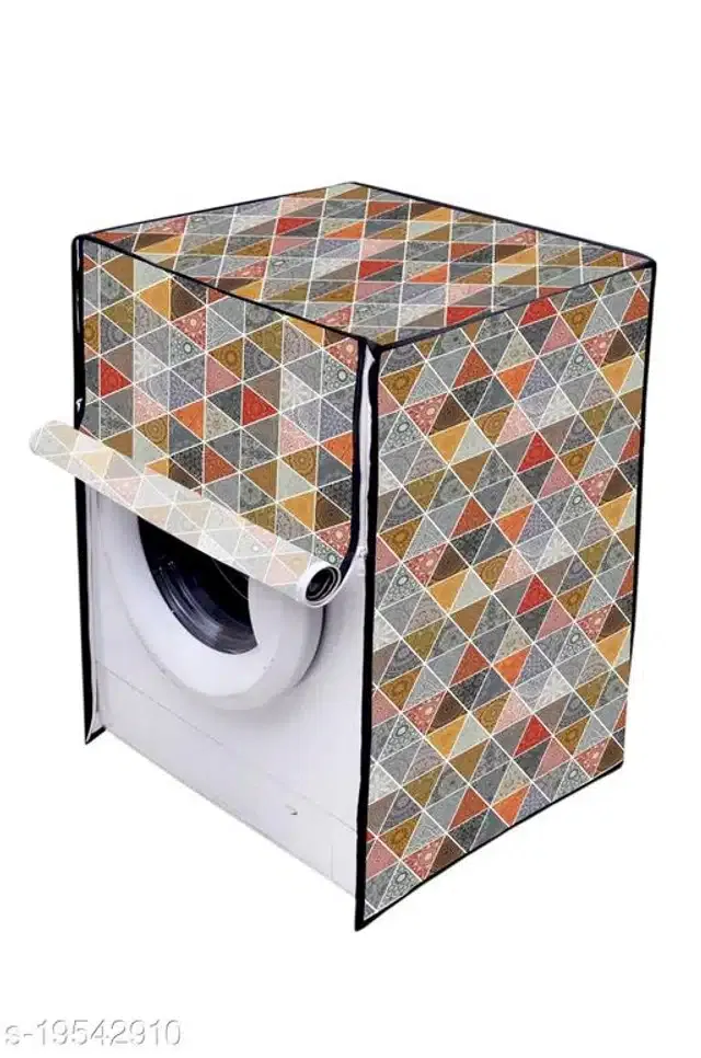 PVC Washing Machine Cover (Multicolor)