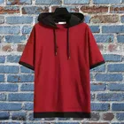 Hooded Colorblocked T-Shirt for Men 