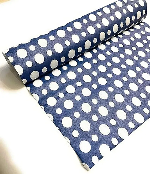 Laminated Non Woven Multipurpose Kitchen Cabinet Drawer Shelf Mat (Multicolor, 45x500 cm)