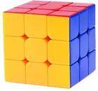 Plastic Rubik Cube (Multicolor)