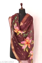 Art Silk Printed Dupatta for Women & Girls, Multicolour 