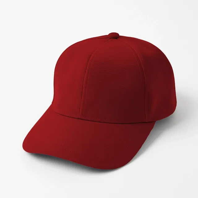 Solid Classy Cap for Men (Maroon, Free Size)