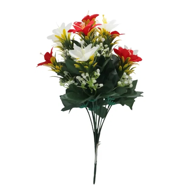 Green Gallery Artifical Lily Flower Bunch