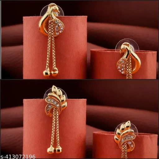 Latest Design Earrings/Studs/Bali Combo For Women'S/Girls