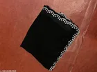 Georgette Embellished Saree For Women, Black