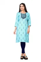 A-Line Cotton Kurti for Women 