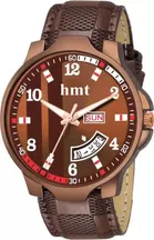 HMT Analog Watch for Men (Brown)