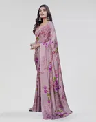 Chiffon Printed Saree for Women 