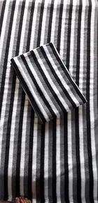Striped Single Fleece Blanket for Mild Winter 