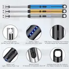 Type-C Rechargeable Electric Lighters for Kitchen,Multicolour