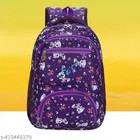 Canvas Backpack Bag, Purple
