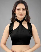 Georgette Solid Sarees for Women 