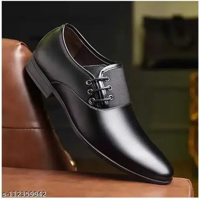 Formal Shoes for Men (Black, 6)