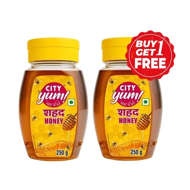 सिटी यम हनी 2X250 g (बय 1 गेट 1 फ्री)