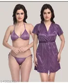Satin Babydolls for Women 