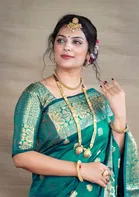 Banarasi Silk Embellished Saree for Women 