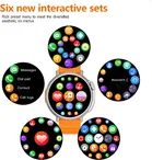 Tecsox GT9 IPS TFT Display Big Inch Dial Smart Watch - Black