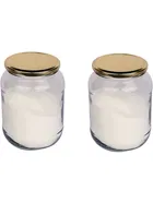 Glass Airtight Kitchen Storage Jars with Lid 