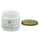 Afast 300 Ml  Golden Printed Round Jar -Set of 3