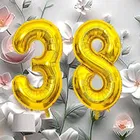 Foil Balloon for Birthday Celebration, No. 38 