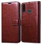 Samsung Galaxy A20/A30 Artificial Leather Mobile Flip Cover 