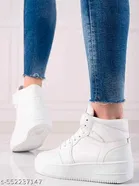 Shoetopia Solid Synthetic Sneakers for Girls 