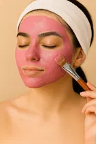 Beet Root Face Pack With Gulab Jal & Applying Brush Pack Of 3