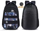 Polyester Backpack for Men & Women, Black