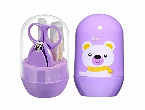 4 In 1 Trendy Nail Cutter Kit (Multicolor)