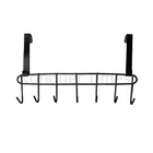 KT Heavy Duty Stainless Steel Over The Door Hook Hanger Organizer (No Drilling Required)