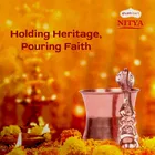 नित्य कॉपर पंचपात्रा विथ स्पून - 50 g