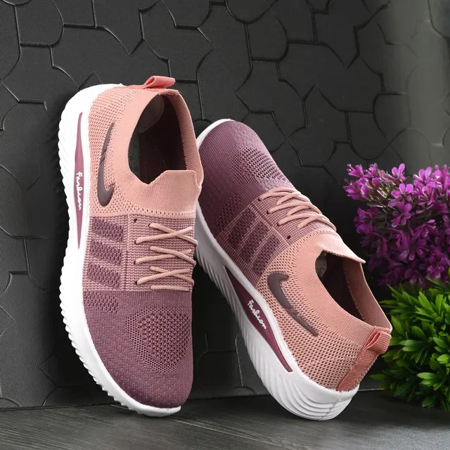 Casual Shoes for Women & Girls (Pink, 7)