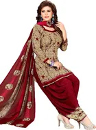 Yashika Unstitched Crepe Salwar Suit Material 