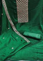 Vichitra Silk Unstitched Dress Material for Women 