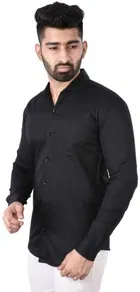Men's Solid Full Sleeves Shirt 