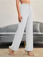 Cotton Blend Trouser for Women 