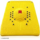 Acupressure Mat Relieve Stress Pain Acupuncture Massager (Yellow) Yellow 6 mm Accupressure Mat