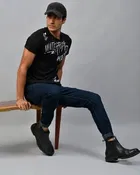Round Neck Printed T-Shirt for Men 