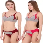 Cotton Blend Lingerie Set for Women 