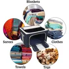 K Kudos Foldable Steel Frame Clothes Rectangular Zip Organizer Bag 