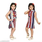 Cotton Blend Dress for Girls 