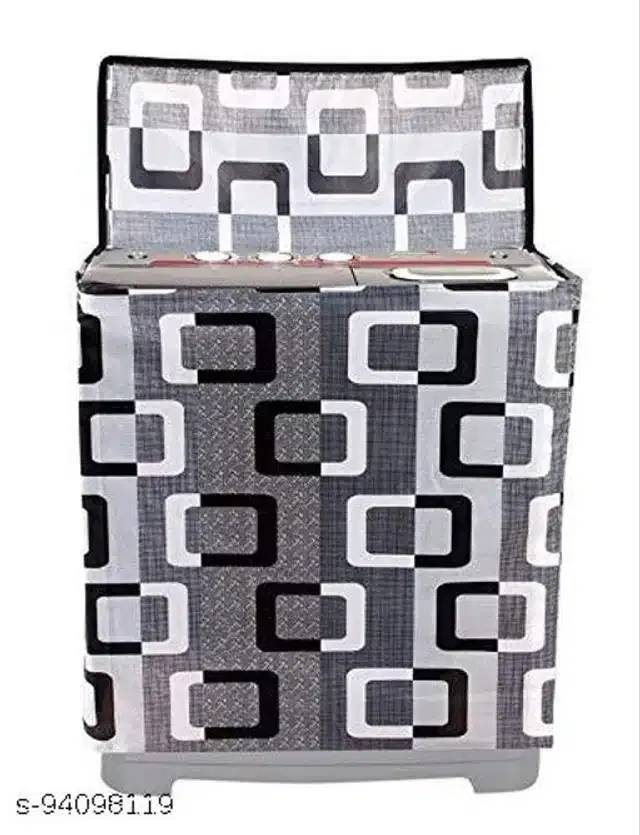 Polyester Washing Machine Cover (Multicolor)