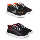 Sports Shoes for Men, Multicolor, Pack of 2 