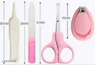 Plastic Manicure Pedicure Care Kit for Infants 