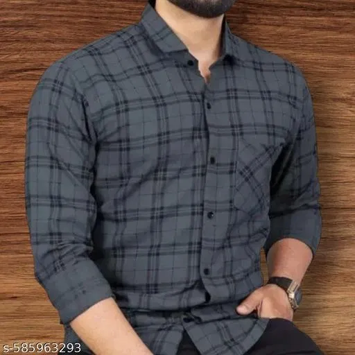 Cotton Blend Checked Shirt for Men, Suri (XL) Pack of 1