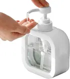 Plastic Refillable Liquid Soap Dispenser for Bathroom 