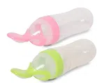Squeezy Silicone Food Feeder with Plastic Spoon (Assorted)