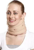 Cervical Collar Soft with Support Beige Medium 1 Unit Neck Support